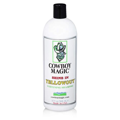 Using Cowboy Magic Yellow Out as part of your regular grooming routine